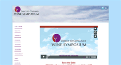 Desktop Screenshot of dtcwinesymposium.com